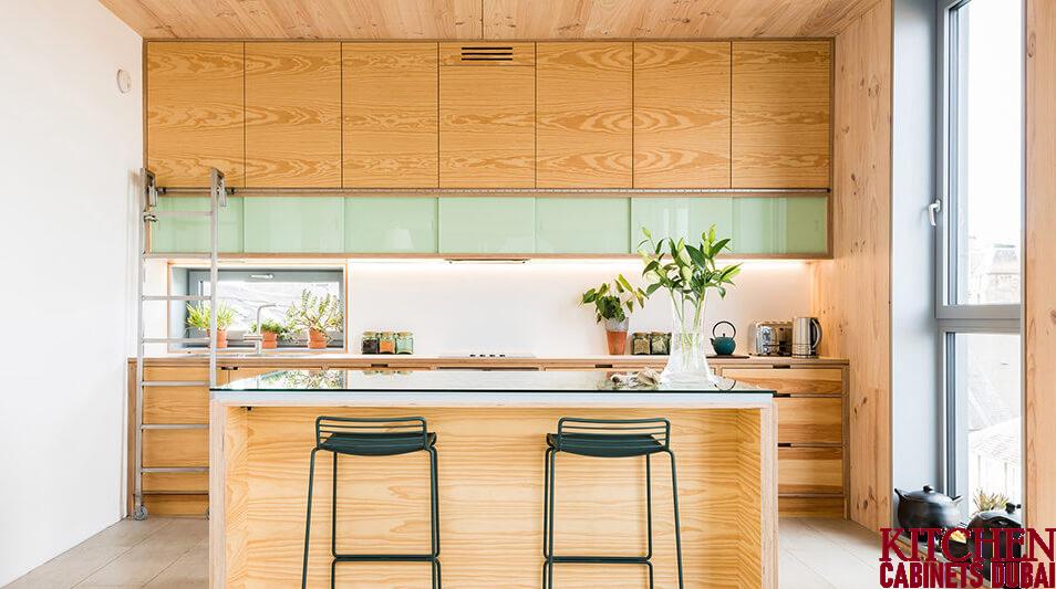 WOOD KITCHEN CABINETS (1) WOOD KITCHEN CABINETS